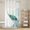 Emerald, Blue, Sage, variant on Coastal Crab No Hook Shower Curtain with Snap in Liner, Waterproof Fabric Shower Curtains, Nautical Seaweed Turquoise Marine Life Shower Curtain Set Top See Through for Bathroom 60"x72"