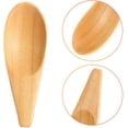 thumbnail image 3 of Cuchara de madera Cuchara de condimento de madera maciza Mini Cuchara de sal de madera con mango corto para hojas de té sueltas, 10 piezas, Color natural Namotu WRJM-283, 3 of 7