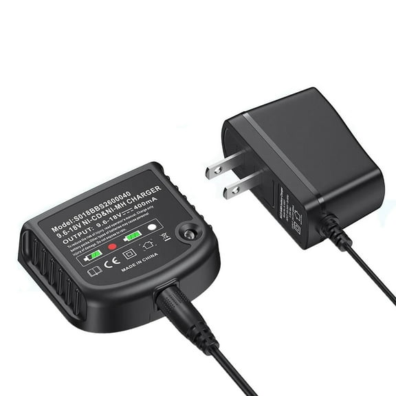 CSYANXING Battery Charger for Black & Decker 9.6V 12V 14.4V 18V NiCd NiMh Batteries FS12B HPB18 Series Power Tools
