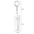 thumbnail image 3 of The New And Self Weapon Flashlight Keychain Outdoor Alarm,Easy To Operate And Convenient To Carry,Small And Exquisite.,Vsgery,White, 3 of 9