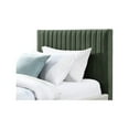 thumbnail image 6 of Meridian Furniture Gallo Green Vegan Leather Twin Bed, 6 of 9