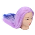 thumbnail image 3 of Braiding Practice Haircutting Styling Mannequin Head with Clear Hair Line for Salon Training, 3 of 8