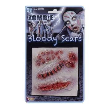 ZOMBIE BLOODY SCARS-4 WOUNDS
