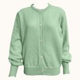 thumbnail image 5 of GEWSEY Cardigan Sweaters for Women Lightweight Knit Sweater Womens Long Sleeve Button Down Oversized Open Front Casual Fashion Cardigans (Green, M), 5 of 6