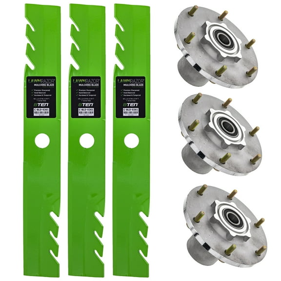8TEN Blade Spindle Kit for Exmark Lazer Z E S Series 116-3344 52-inch MK1009638