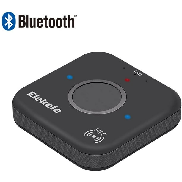 Elekele Bluetooth 4 2 Audio Receiver Wireless Audio Adapter Nfc Enabled With Dual Aux 3 5mm Output And Handsfree Function For Home Car Stereo System Mobile Phones Tv Pc Walmart Com Walmart Com
