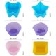 thumbnail image 4 of Moldes de silicona reutilizables para hornear, moldes para muffins, moldes para cupcakes - 6 formas, 4 of 5