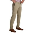 thumbnail image 6 of Men's Haggar Iron Free Premium Khaki Straight-Fit Flat Front Perfect Fit Waistband Casual Pant Sand, 6 of 6