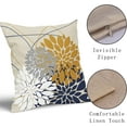 thumbnail image 5 of LQCrafK 18” x 18” Sage Linen Decorative Pillow Covers, Soft and Comfortable (2 Count), 5 of 5