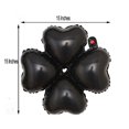 thumbnail image 6 of BalsaCircle 10 Black 15" Clover Mylar Foil Plain Balloons Wedding Decorations, 6 of 6