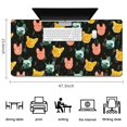 thumbnail image 5 of Long Mouse Pads for Desk,Music Bulldog Desk Mats on Top Of Desks, Desk Mouse Pad Extra Large with 3mm Non-Slip Base and Stitched Edge for Gaming,Office,Work,Home 47.3"x23.6", 5 of 6