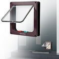 thumbnail image 1 of Pet Door Lockable Baffle Dog And Cat Locking Panels For Screen Doors/glass Doors Are Available In S XL Size And And Easy To Install With Brush Seals, 1 of 9