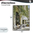 thumbnail image 4 of Stupell Industries French Country Sunny Day Cafe Terrace Gray Framed Giclee Art, 16 x 24, by Petals Prints Design, 4 of 8