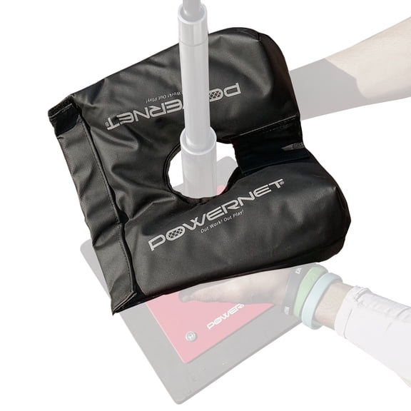PowerNet Sandbag Pro for Baseball & Softball Tee, Universal Fit for Any Batting Tee, Portable Weight for Stabilizing Tee During Batting Practice, Add Sandbag to Baseball Tees for Hitting