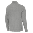 thumbnail image 3 of Men's Antigua Heather Gray Chicago Bears Subtle Quarter-Zip Jacket, 3 of 4