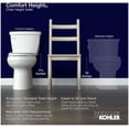 thumbnail image 3 of Kohler K-5172-Hc San Souci 1.28 Gpf One Piece Toilet - White, 3 of 7