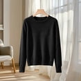 thumbnail image 5 of CBASIHI Womens Sweaters Long Sleeve Crew Neck Casual Pullover Fall Knit Tops XL, 5 of 6