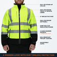thumbnail image 3 of RefrigiWear HiVis Softshell Jacket, 3 of 6