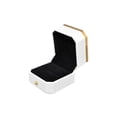 thumbnail image 1 of Caja de Anillo de Joyas Inteprter Almacenamiento Blanco Estuche de Moda, 1 of 6