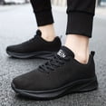 thumbnail image 3 of Men's Summer Lightweight Odor-Resistant Breathable Sneakers - Minimalist Lace-Up Training Shoes Wear - Neutral Cushioning, Upper & Sole, Spring/Fall Transition  Suitable for Running, Gym & Casual, 3 of 9