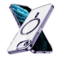 thumbnail image 1 of ELEHOLD Magnetic Case for iPhone 16e/17e, Shockproof Crystal Clear Phone Cover,Purple, 1 of 9