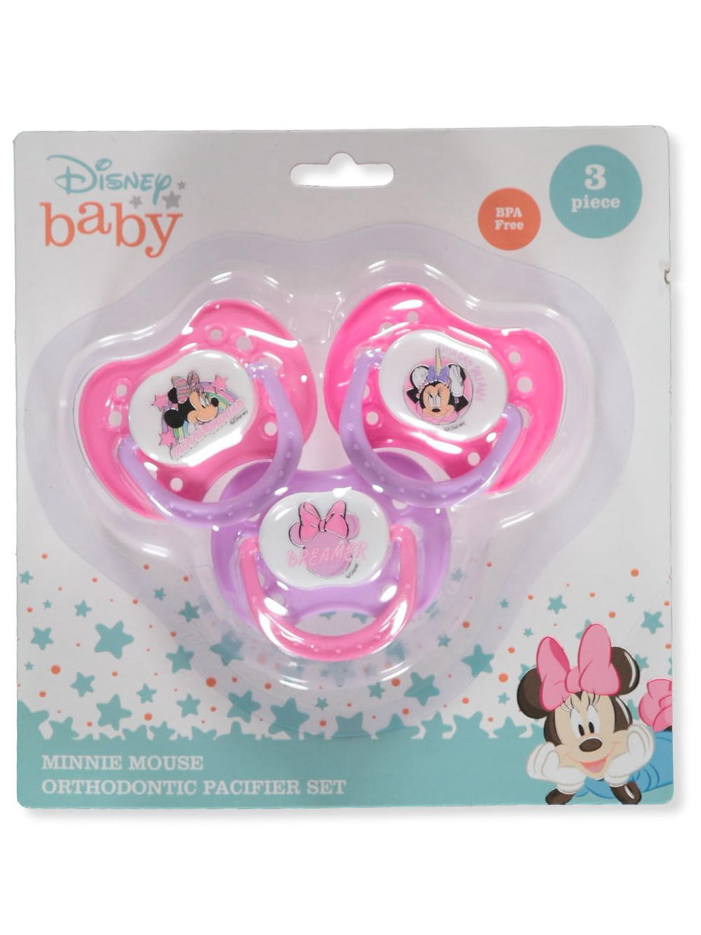 Minnie Mouse inspired Pacifier Binky Clip 