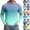 #02 Blue, variant on Fishing Shirts for Men Long Sleeve Sun Hoodie Performance Soft Rash Guard with Thumbholes for Workout Running,S,Green