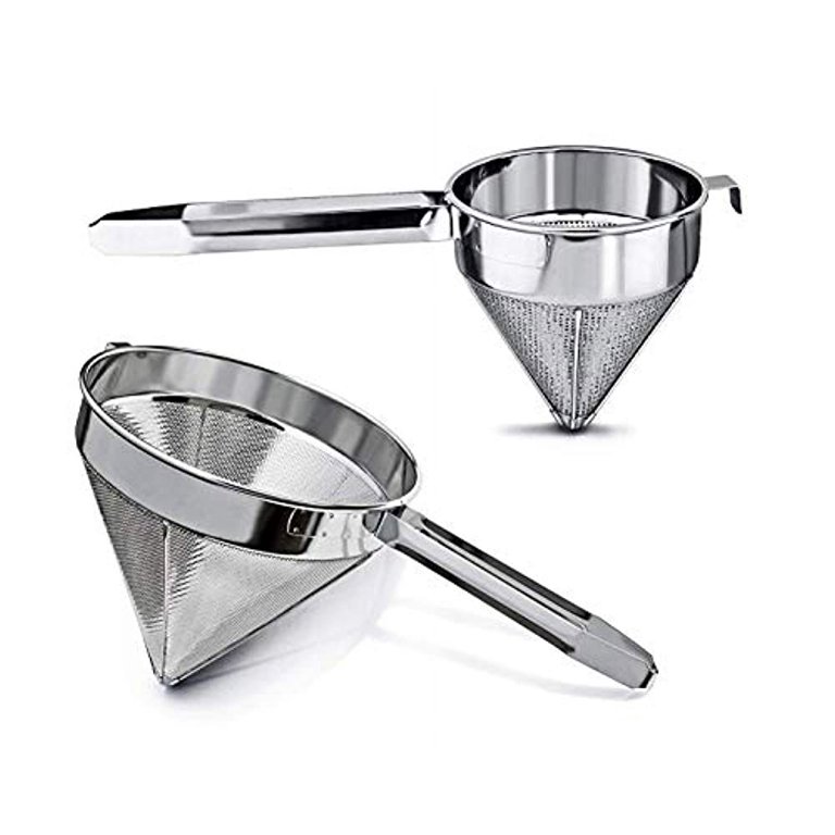 New Star Foodservice 38057 Stainless Steel Reinforced Bouillon Straine