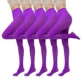 thumbnail image 1 of Medias de seda para mujer, 3 piezas, talla grande, para Halloween y Navidad, color caramelo, accesorios de fiesta, color liso, 1 of 1