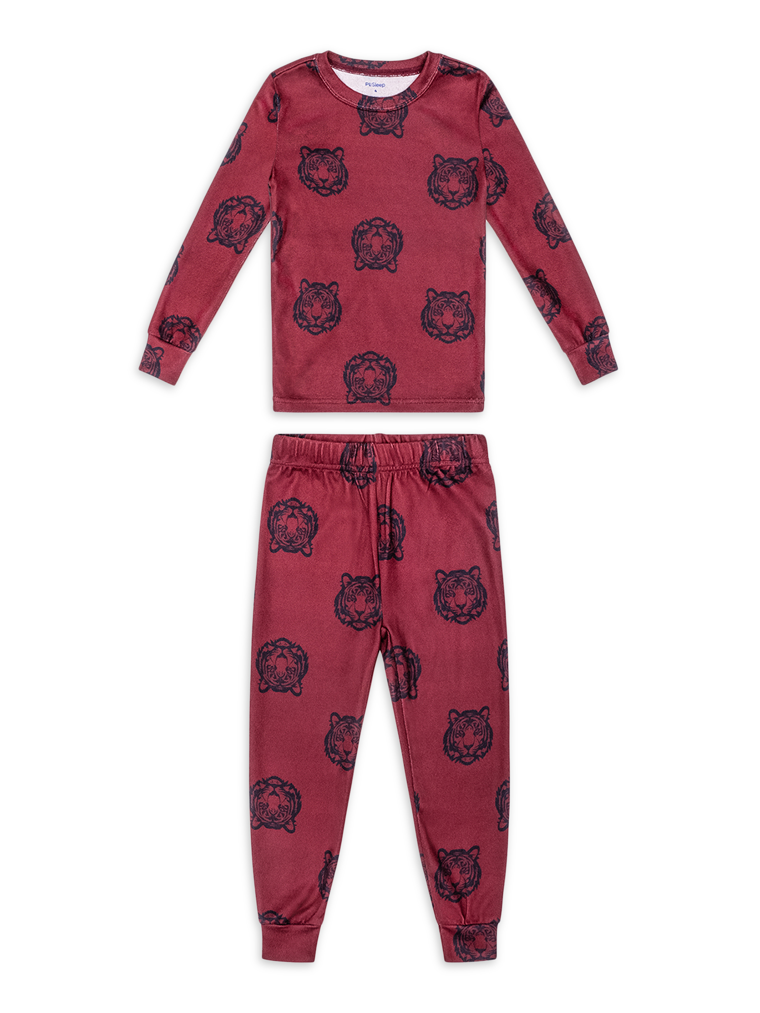 Petit Lem Boys Long Sleeve 2 Piece Fleece Pajama Set, Sizes 414