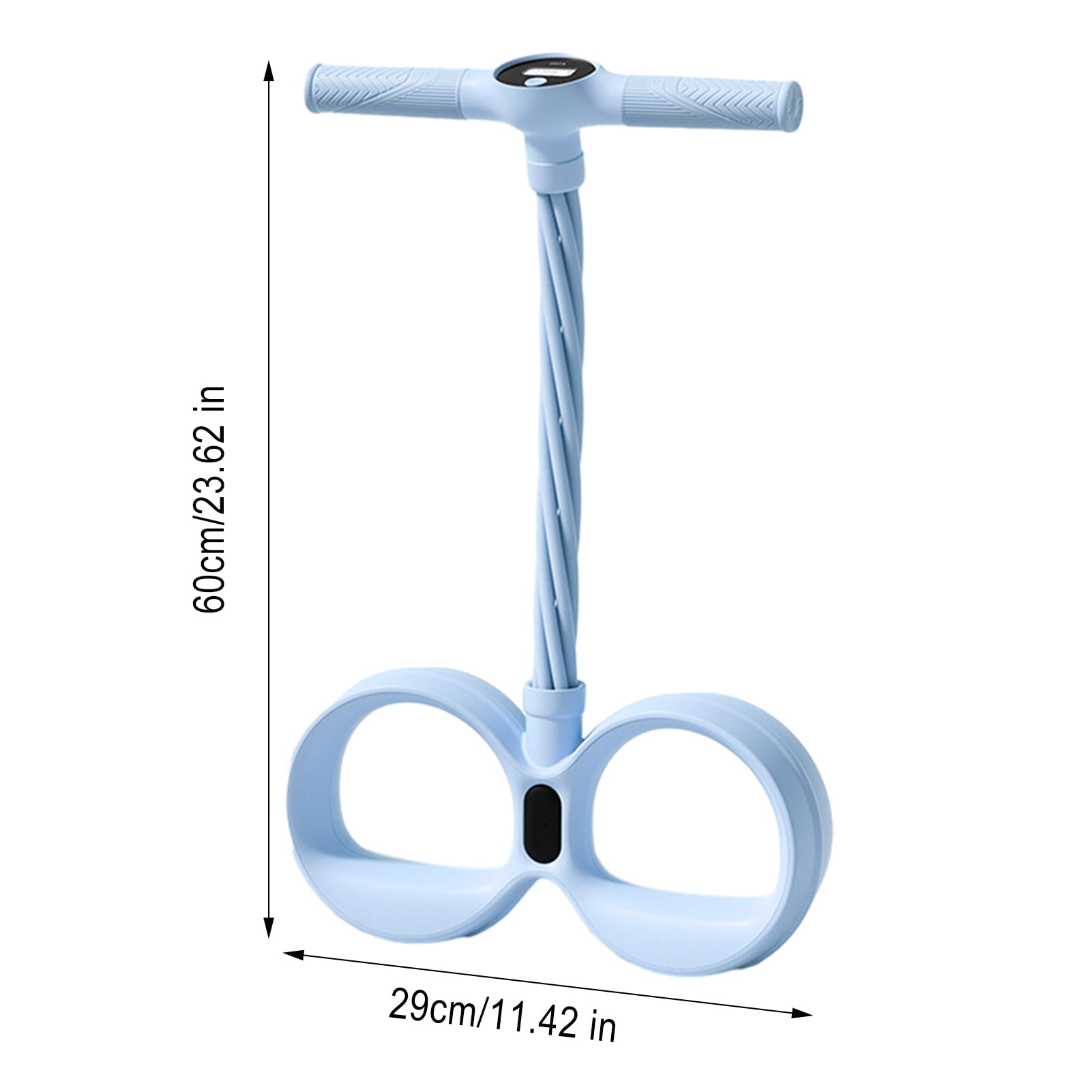 Lifetechs 6-Tube Pedal Ankle Puller Resistance Band with Counter Handle Elastic Yoga Sit-up Pull Rope Men Women Pedal Tensioner Exerciser Workout Equipment