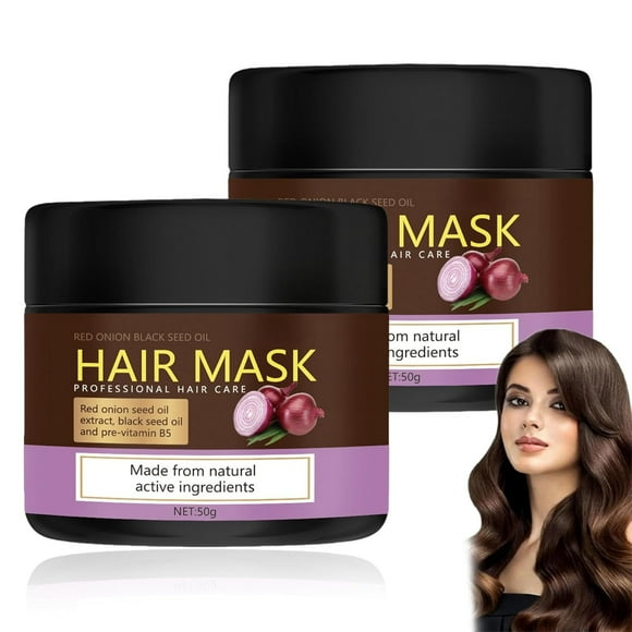 Easter Clearance Red Onion Black Seed Oil Ultimate Hair Care Kit for Hair Fall for Women and Men ( Shampoo 100Ml+ Hair Conditioner 100Ml+Hair Membrane 100G+Hair Oil 30ml ) Rollbacks on Essentials