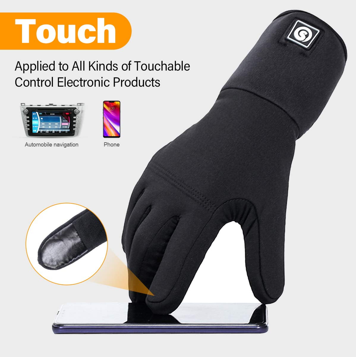 Snow Deer Liners Heated Gloves Mittensfor Men Women Rechargeable Electric  Battery Ski Snowboarding Hiking Cycling Hunting Thin Gloves Hand Warmer 