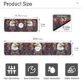 thumbnail image 3 of Yayeee Faucet Mat for Kitchen Sink 30" Diatomite Long Splash Guard Pad, Brown Abstract Eagle, 3 of 7