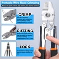 thumbnail image 3 of Clamp Plier,Rope Tool Clamp Wire Rope Hand Portable Tool Clamp Plier Clamp Tool Lines Plier Tool Wire Hand Twirltide Portable Wire, 3 of 5