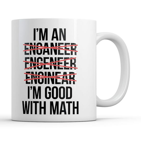 Im Good With Math Mug Funny Sarcastic Graphic Novelty Coffee Cup