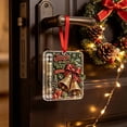 thumbnail image 4 of Christmas Cash Gift Ornament, 3.14" Clear Acrylic Money Holder, Double-Sided Printed Hanging Decor for Xmas Tree, Stocking Stuffer & Holiday Gifting, 4 of 7