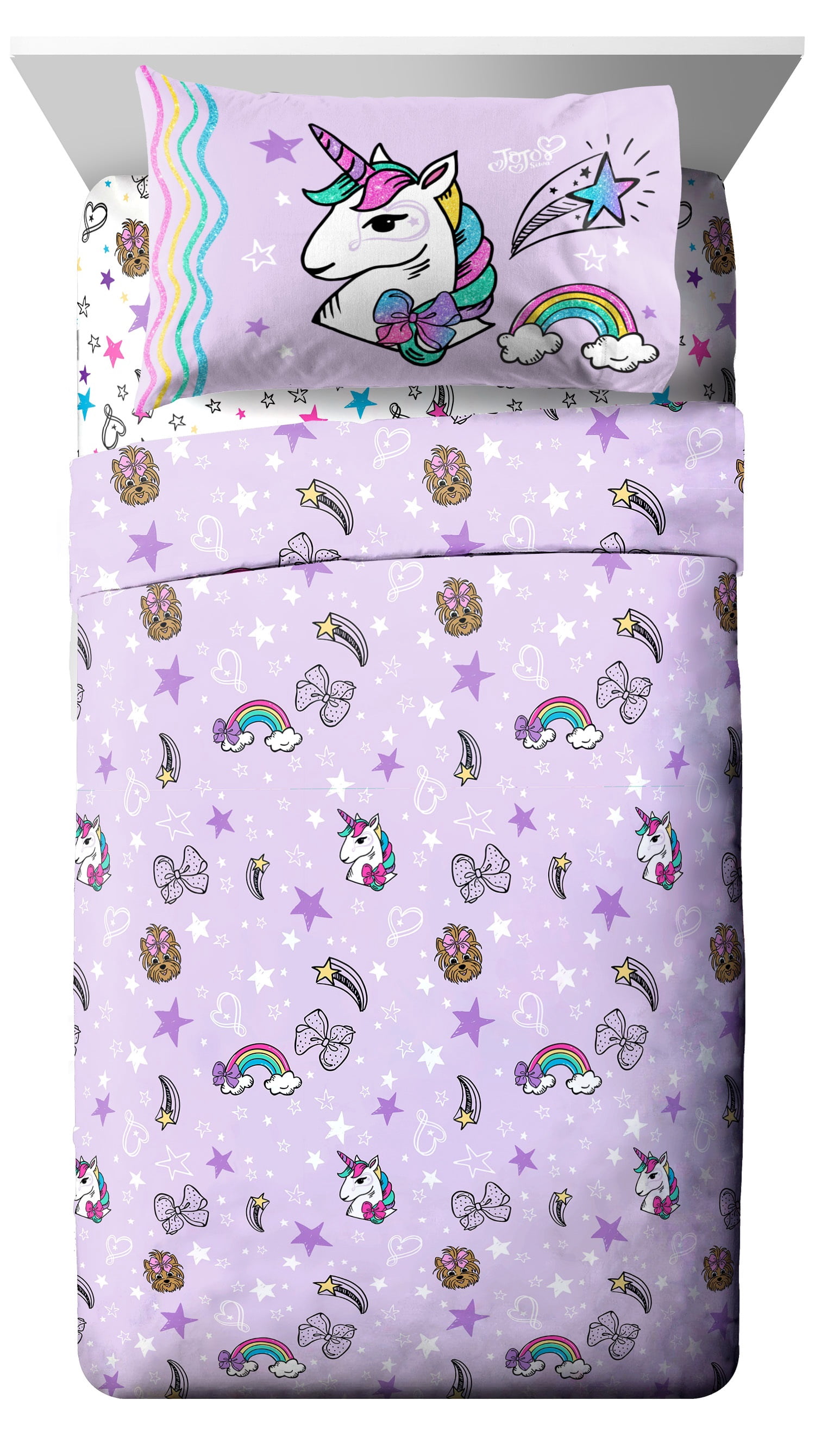 JoJo Siwa 3 Piece Twin Sheet Set 