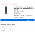 thumbnail image 2 of Direct Ignition Coil Boot - Compatible with 1996 - 1999 Mercedes-Benz S420 4.2L V8 1997 1998, 2 of 2