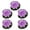 Purple, variant on 5Pcs Realistic Artificial Floating Flower with Lilies Pad 17cm For Pond Tank Centerpieces Fountains Garden Decoration
