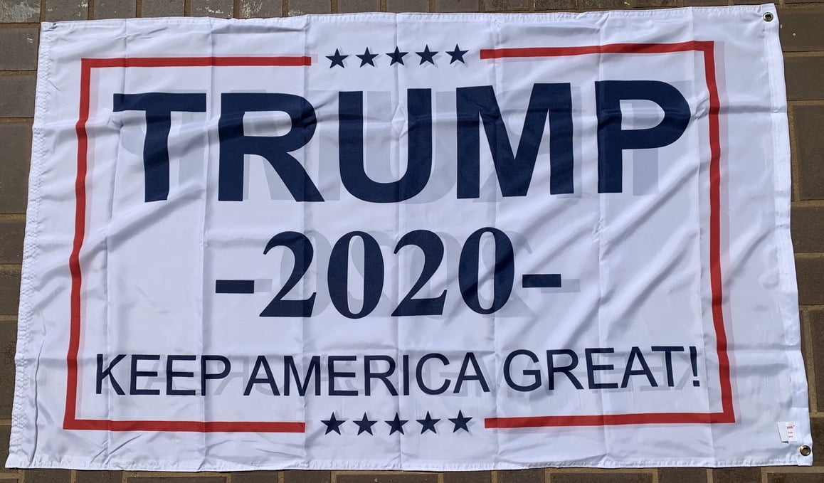 Trump Country USA God Bless America Stars & Stripes 3'X5' Flag Rough Tex ® 100D 