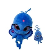 Miraculous Ladybug - Kwami Plush Kit, Mon Ami, 9-Inch Plush with Resin Eyes and Lifesize 5-Inch Stuffed Toy with Matching Backpack Keychain, Toys for Kids - Duuzu