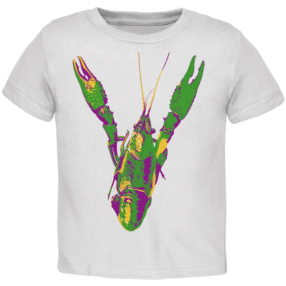 Mardi Gras Crawfish Toddler T Shirt 