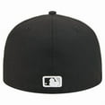 thumbnail image 4 of Men's New Era Black Chicago White Sox Soutache 59FIFTY Fitted Hat, 4 of 5