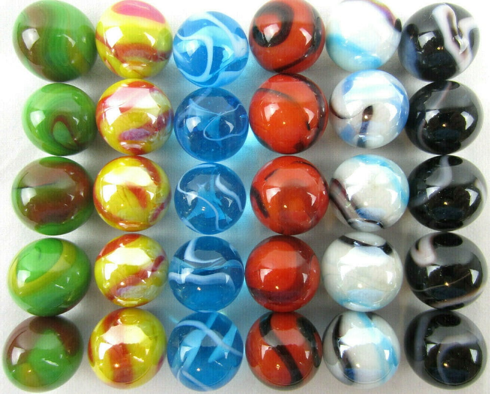 Earth Pee Wee Marbles *1 Round Small 5/8" Display Stand For Cateye Mega 