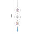 thumbnail image 3 of Campanas De Viento Decoración Carillón de viento de cristal colgante bola de luz colgante jardín decoración del hogar (plata 8) Tmvgtek Libre de BPA, 3 of 3
