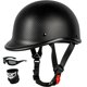 thumbnail image 1 of Casco de moto Yesmotor Vintage Half-Face de fibra de carbono, 1 of 6