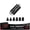 Black&Silver, variant on EVIL ENERGY 100 Micron Universal Inline Fuel Filter with 6AN 8AN 10AN Adapters For Filtering Gasoline, Diesel