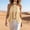 Yellow, variant on Women Tank Top Y2K Sleeveless Mock Neck Metal Buckle Halter Tie Back Asymmetrical Ruffle Trim Sheer Mesh Camisole