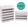 thumbnail image 2 of Excello Global Products Wooden Stackable Letter Tay - White - EGP-HD-0420A, 2 of 4